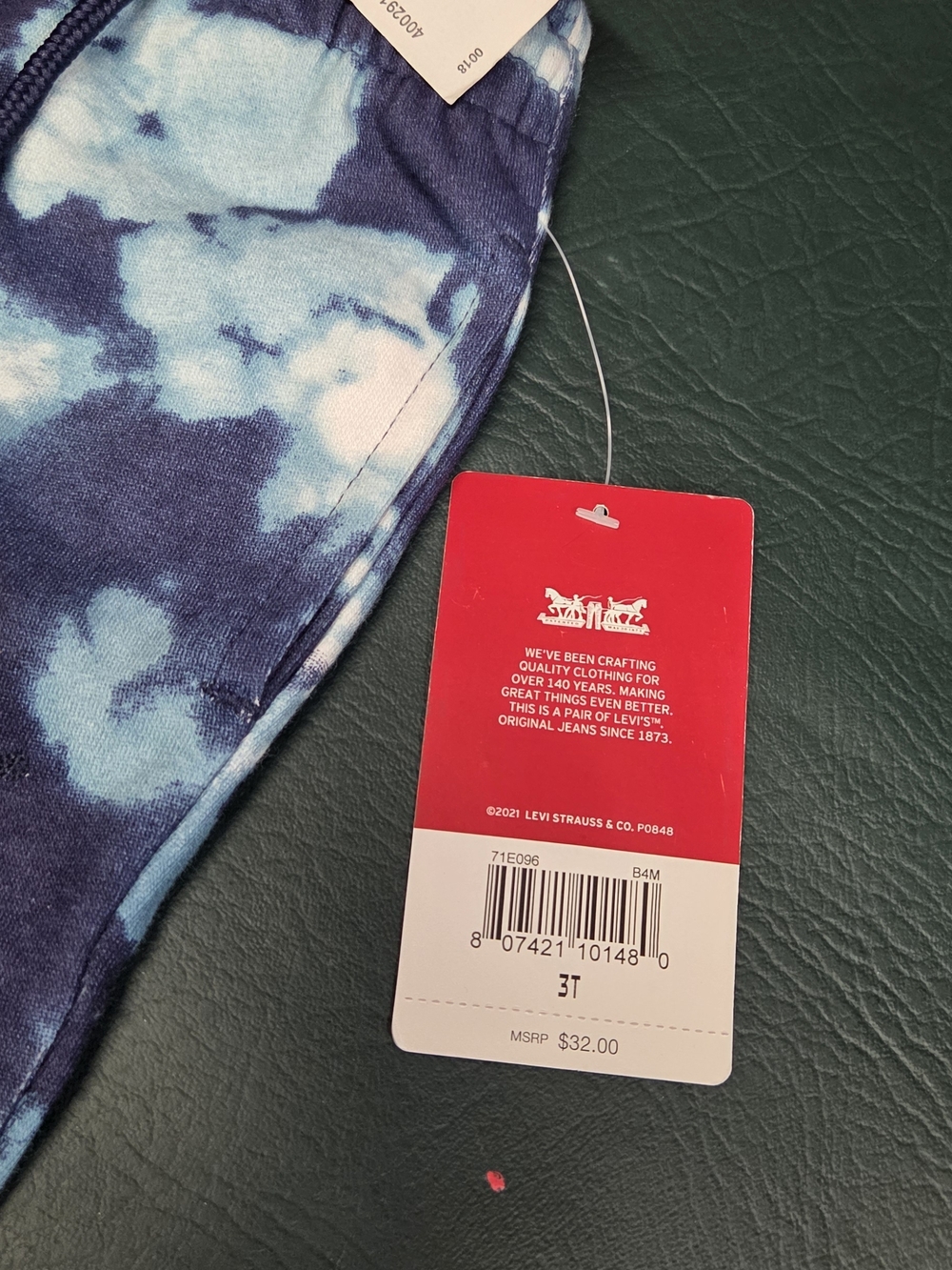 **Kids Tie-Dye Jogger Pants - Blue - Levi's** - Picture 3 of 6